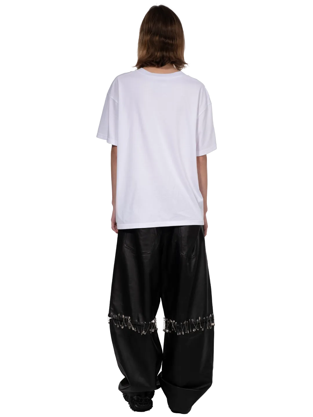 Pins Leather Pants