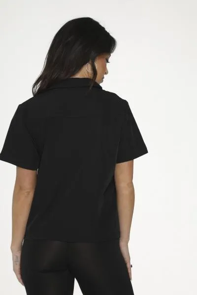 Poodle Top - Black/White -
