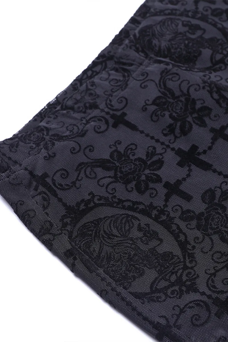 PR3125 Lace Bootcut Pants