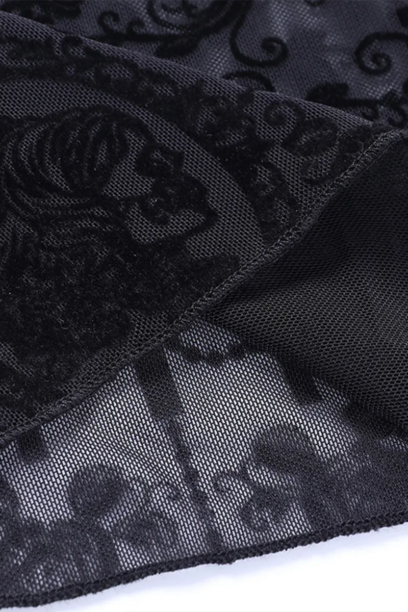 PR3125 Lace Bootcut Pants