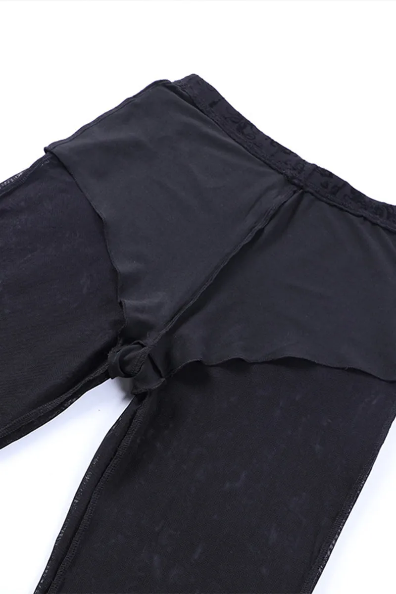 PR3125 Lace Bootcut Pants