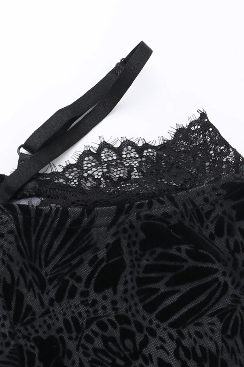 PR3127 Bootcut Lace Leggings Pant