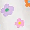 Puff Sleeve Ditsy Daisy Print Button Down Shirt