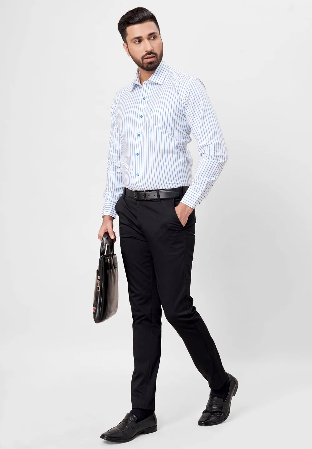 Pure Cotton Formal-Regular Fit Shirt - 42651