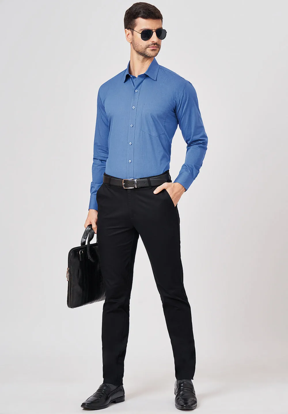 Pure Cotton Formal-regular Fit Shirt - 43455