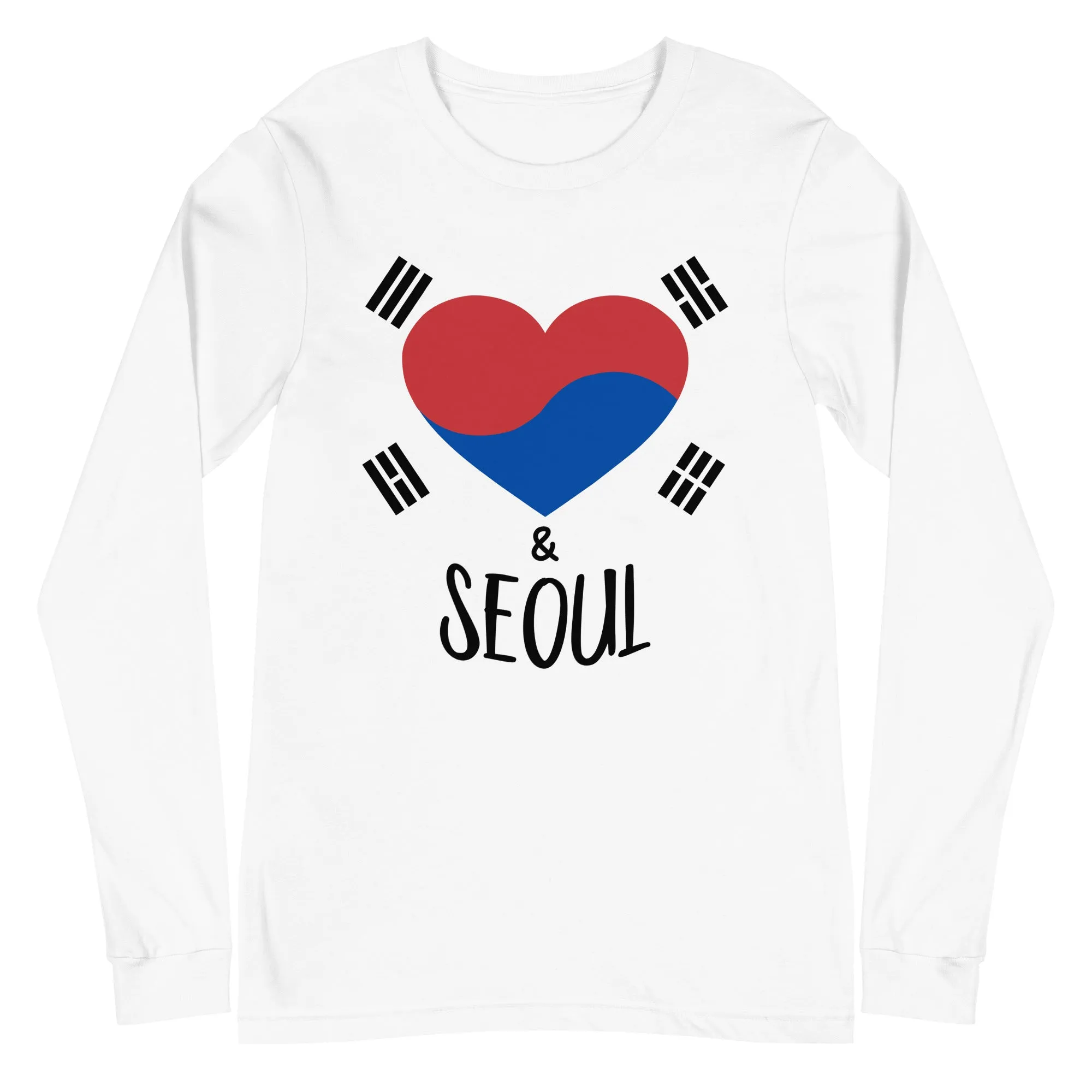 "Heart & Seoul" Unisex Long Sleeve Tee