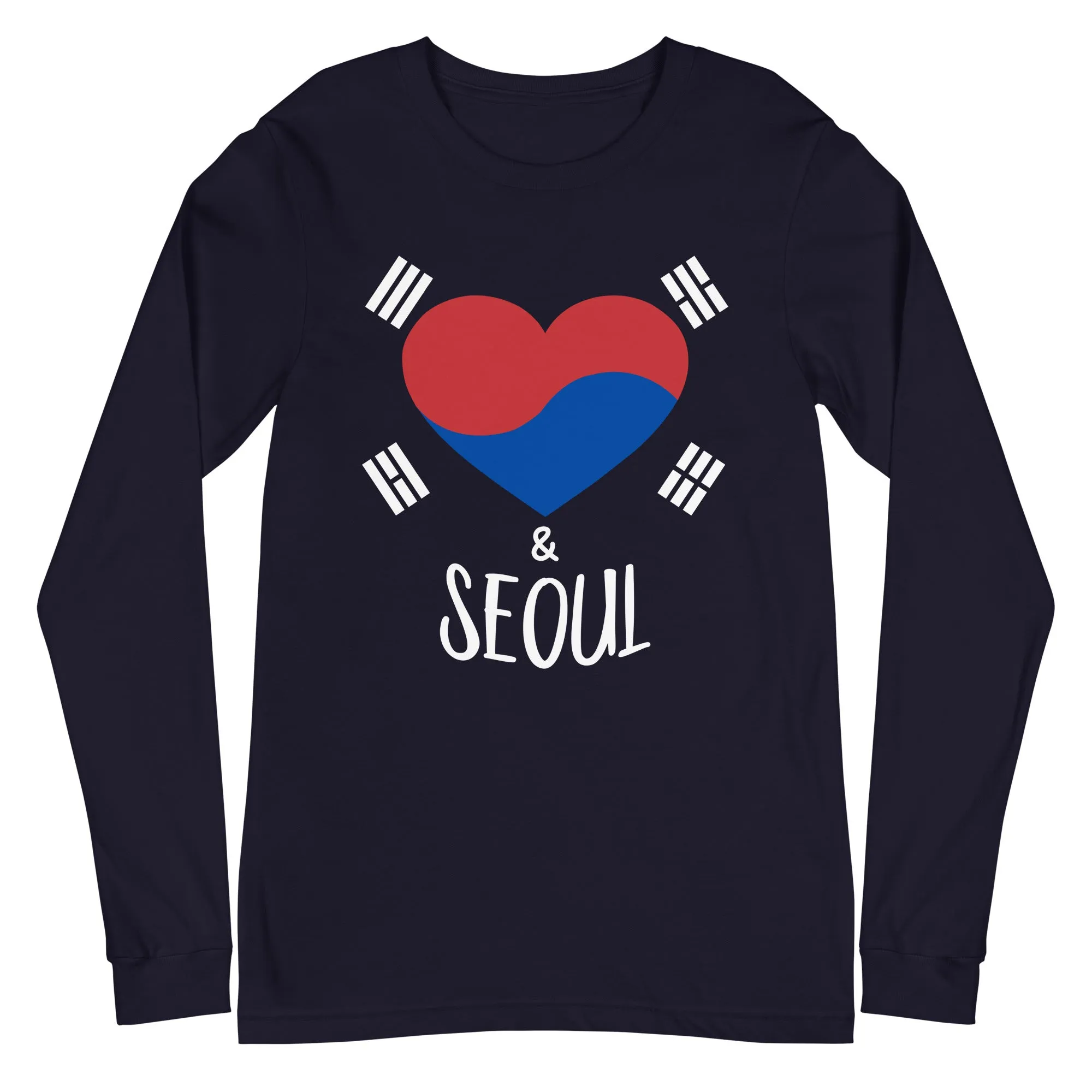 "Heart & Seoul" Unisex Long Sleeve Tee