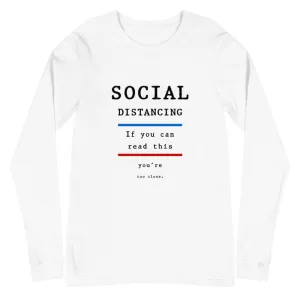 "Social Distancing" Men's Long Sleeve Tee