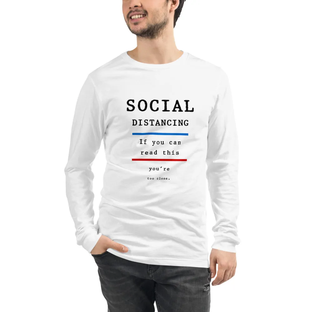 "Social Distancing" Men's Long Sleeve Tee