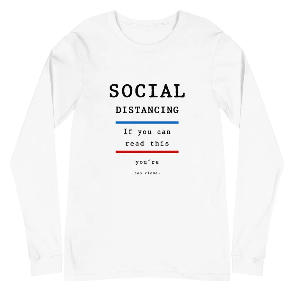 "Social Distancing" Men's Long Sleeve Tee