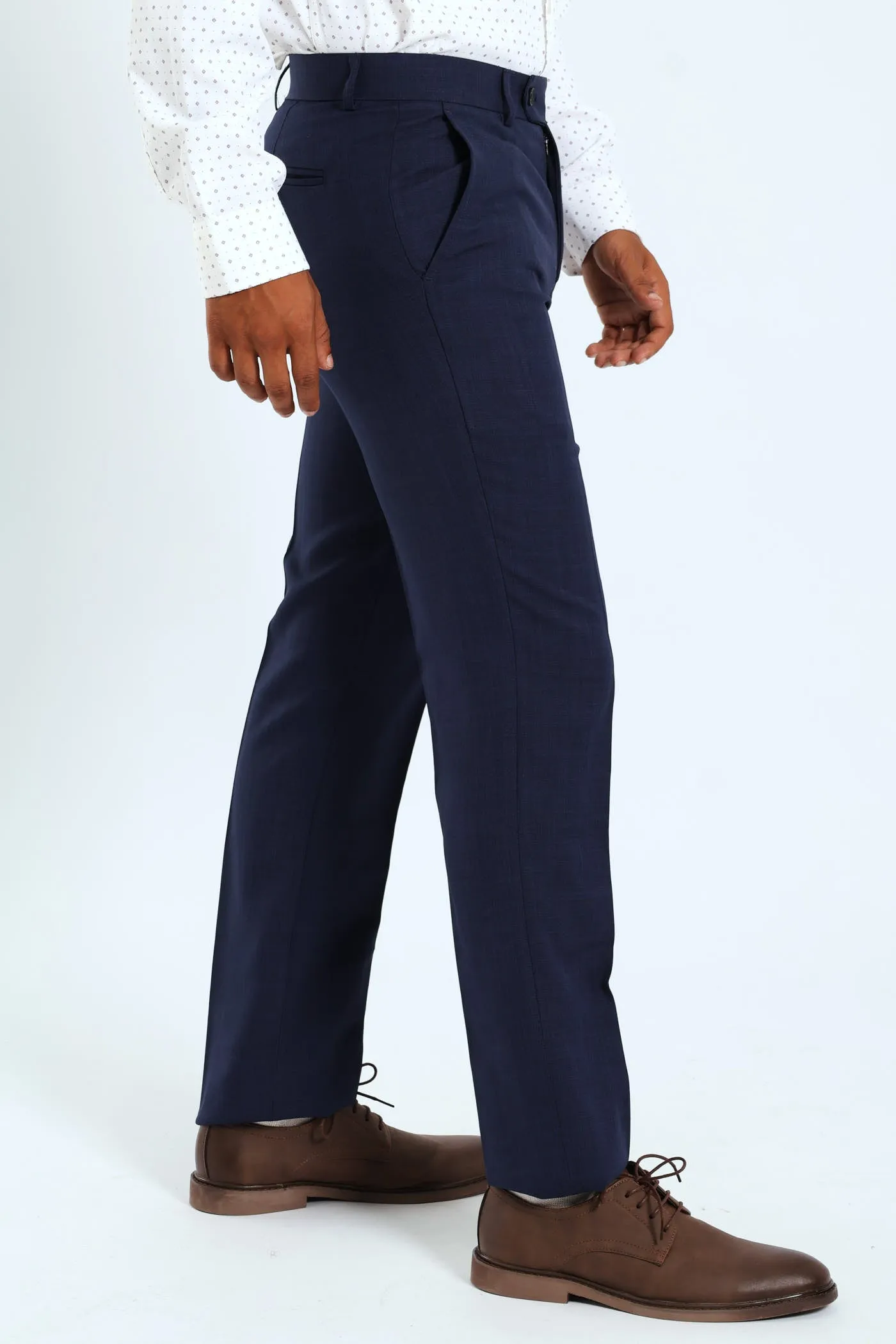 Regular Fit Essential Suit Trouser - Navy