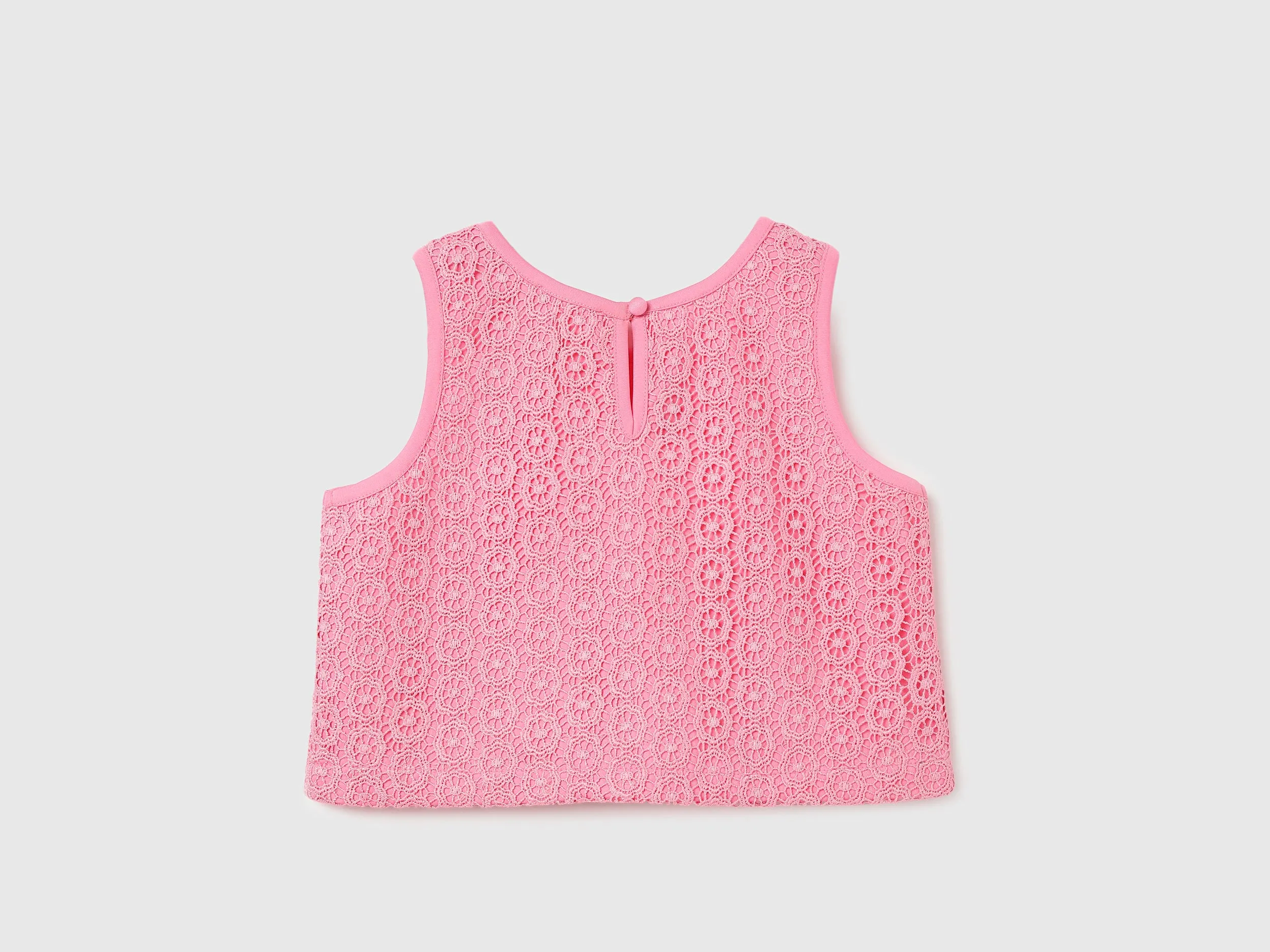 Regular Fit Square Neck Embroidered Tops
