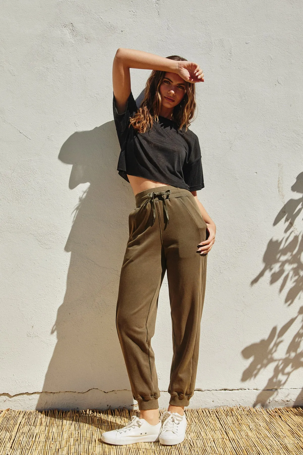 Remi Cropped Raw Hem Tee
