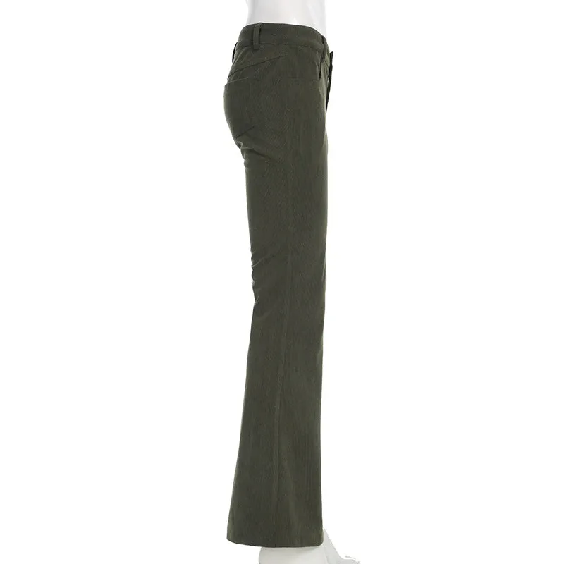 Retro Sexy Low Waist Bootcut Pants