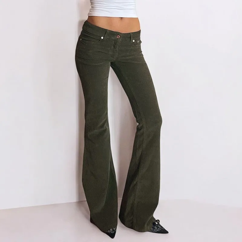 Retro Sexy Low Waist Bootcut Pants
