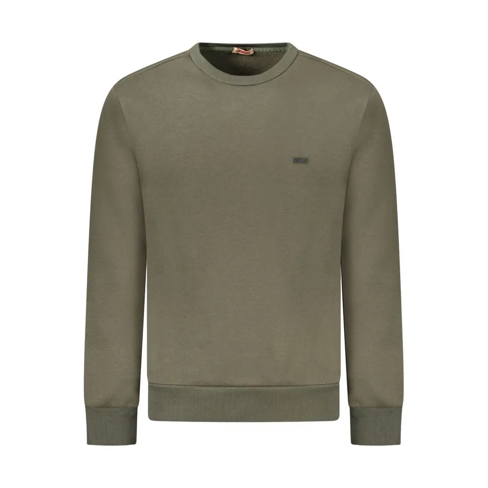 Rifle Green Cotton Mens Sweater