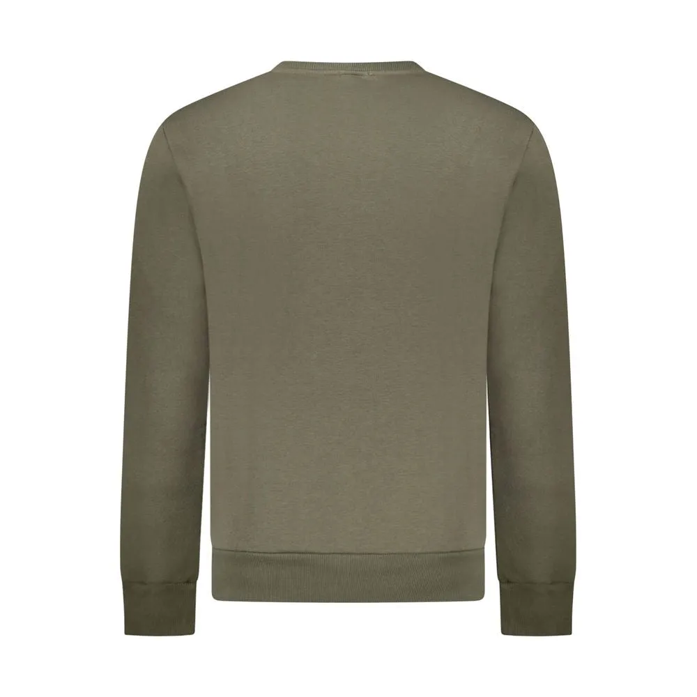 Rifle Green Cotton Mens Sweater