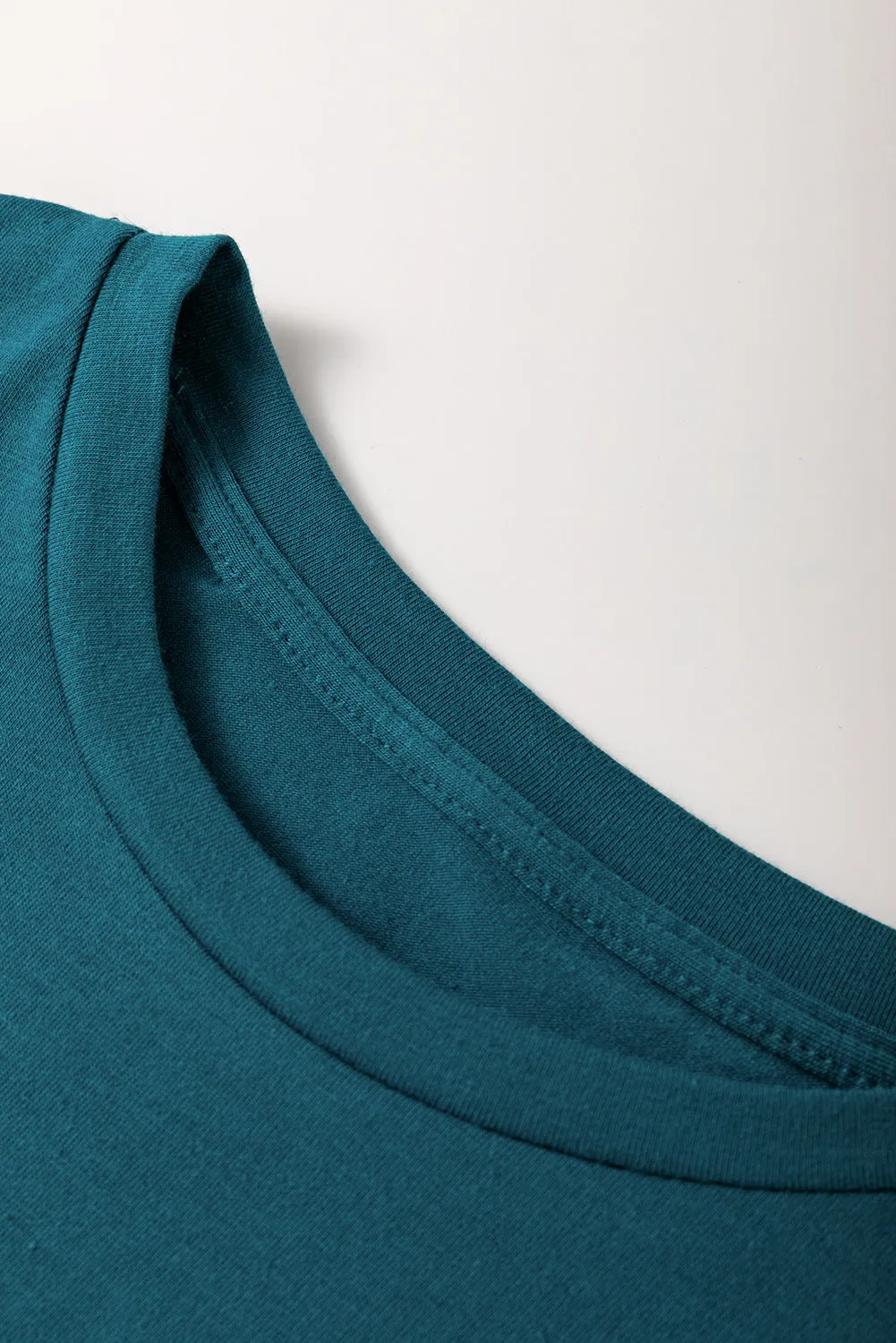Round Neck Short Sleeve Top S-2XL