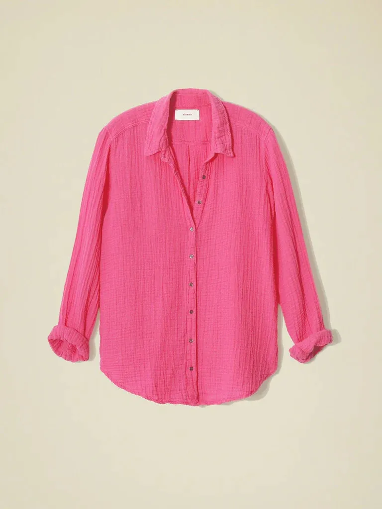 Scout Gauze Shirt - Pink Raspberry