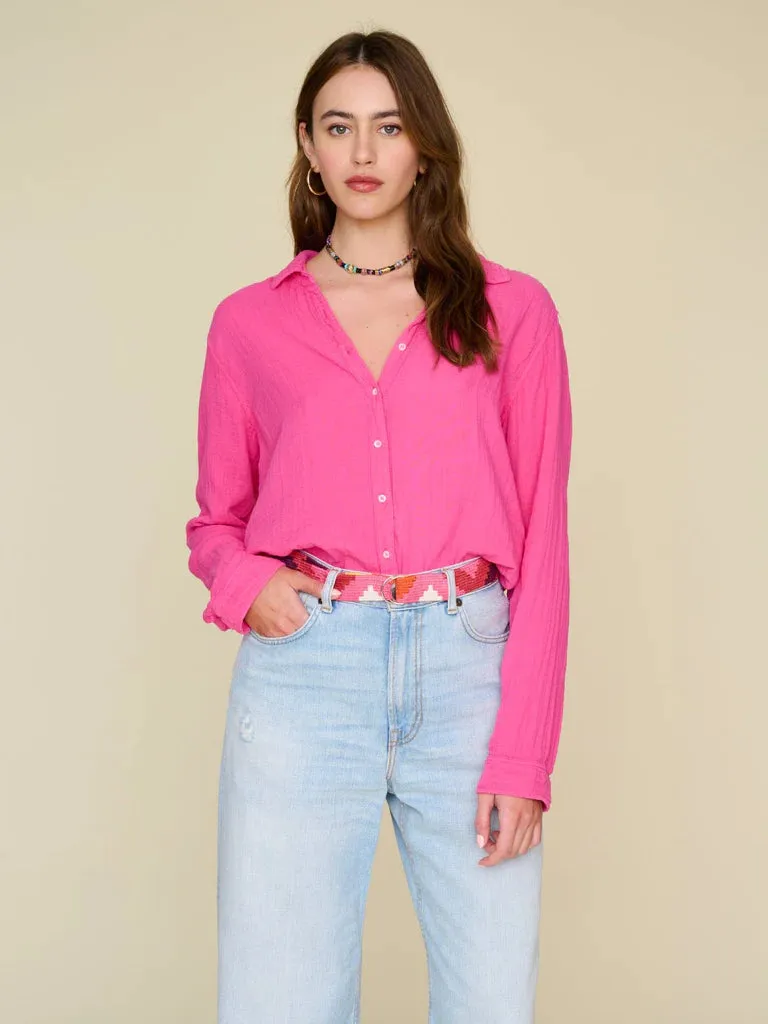 Scout Gauze Shirt - Pink Raspberry