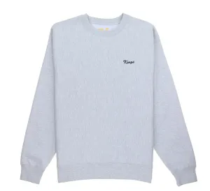 SCRIPT EMBROIDERED HEAVYWEIGHT CREWNECK SWEATER