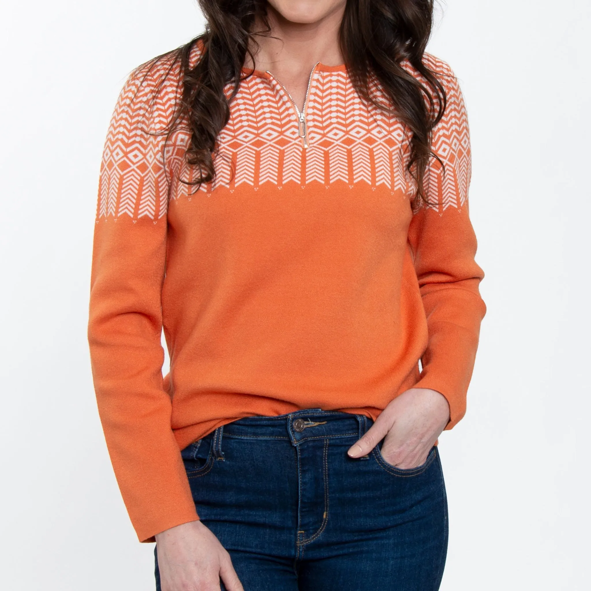 Selby Quarter Zip Pullover Sweater