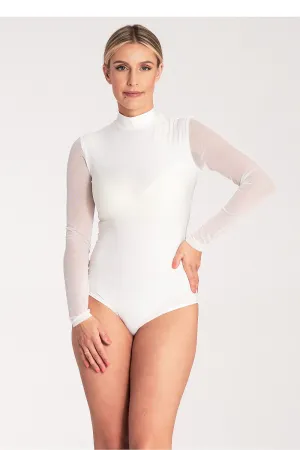Sleek Layer – Long Sleeve Mock Neck Bodysuit