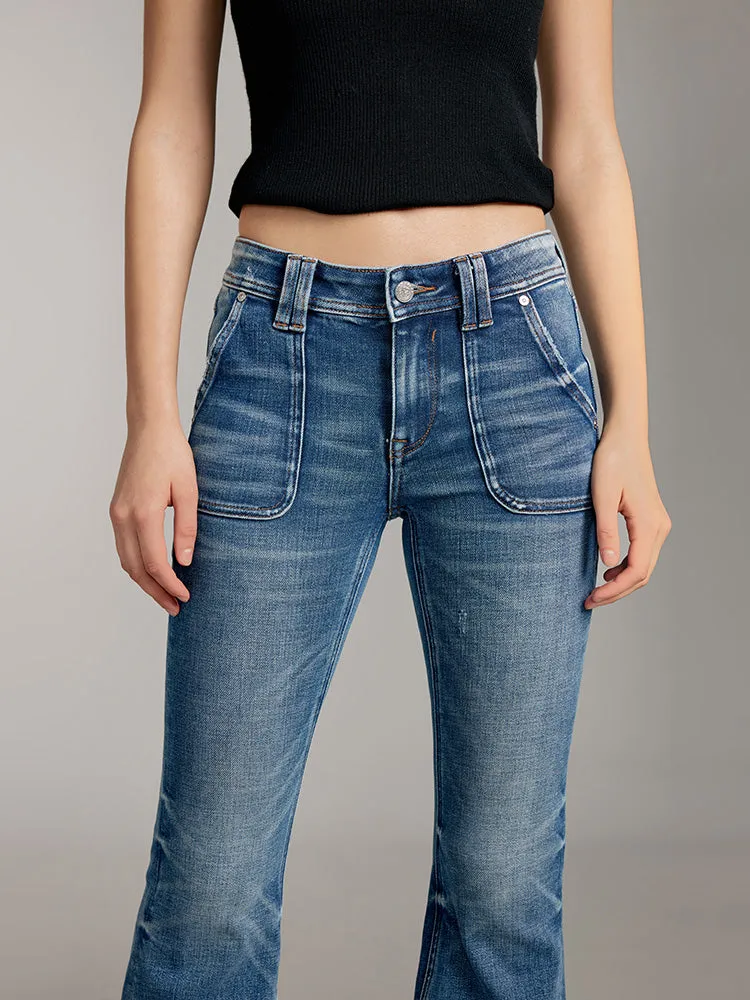 Slim Bootcut Jeans