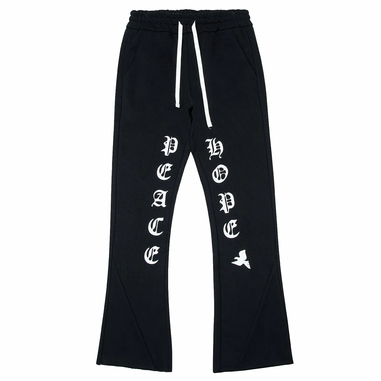SLIM BOOTCUT PANTS | BLK