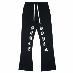 SLIM BOOTCUT PANTS | BLK