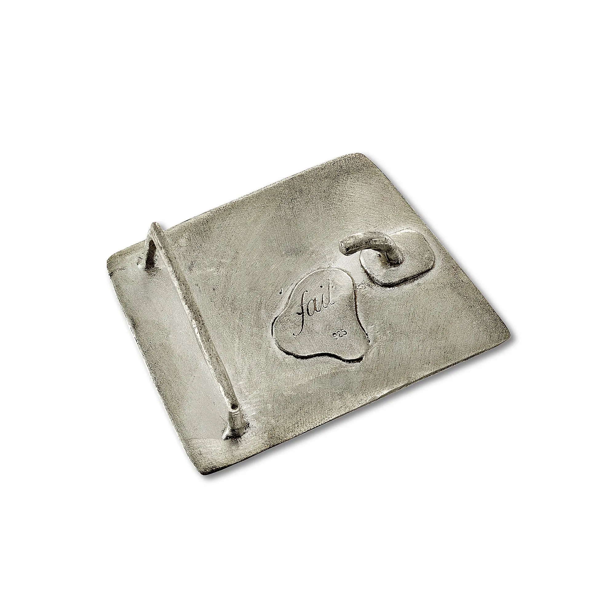 Small Llanite Lapidary Inlay Belt Buckle