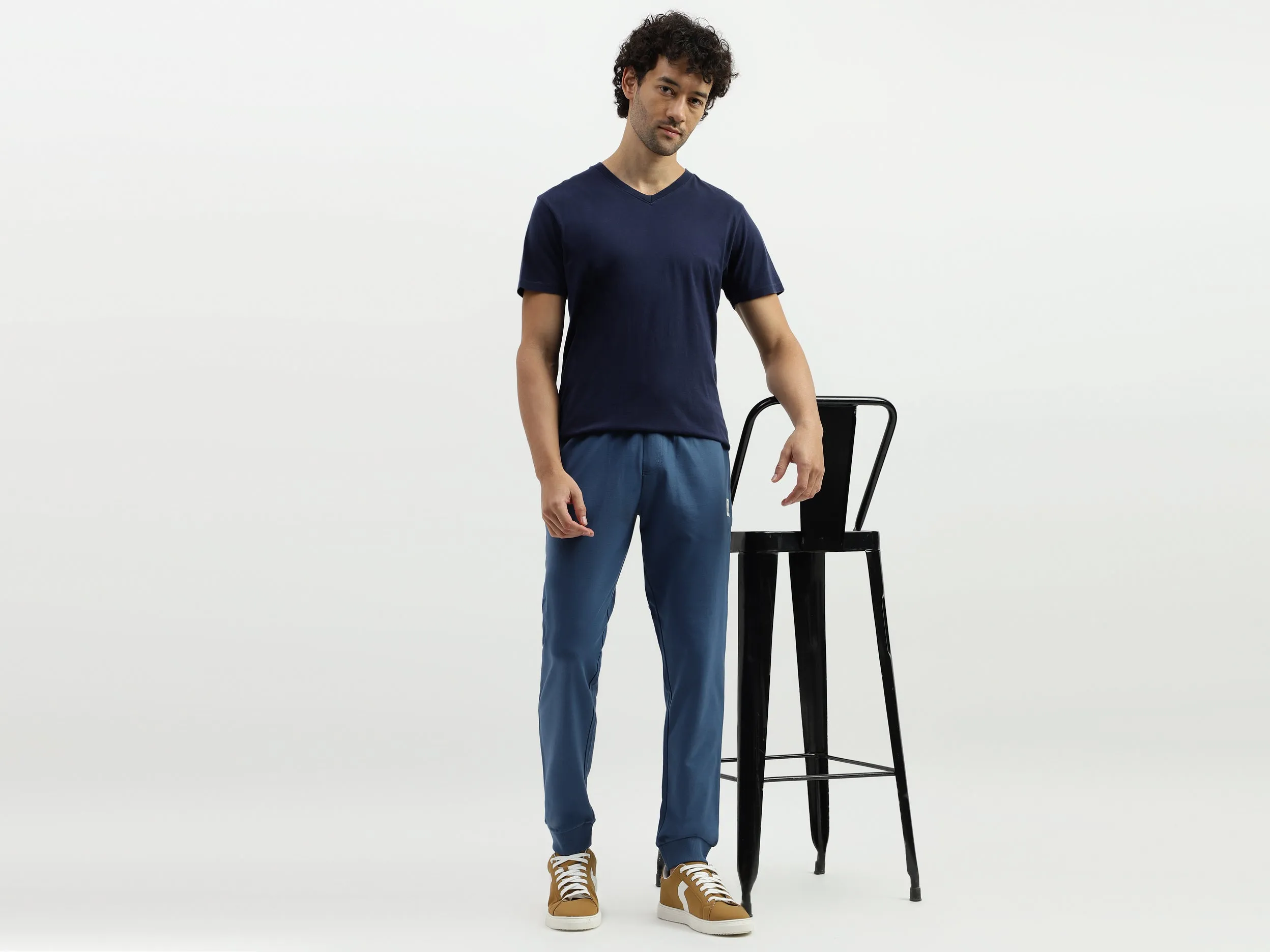 Solid Regular Fit Trousers