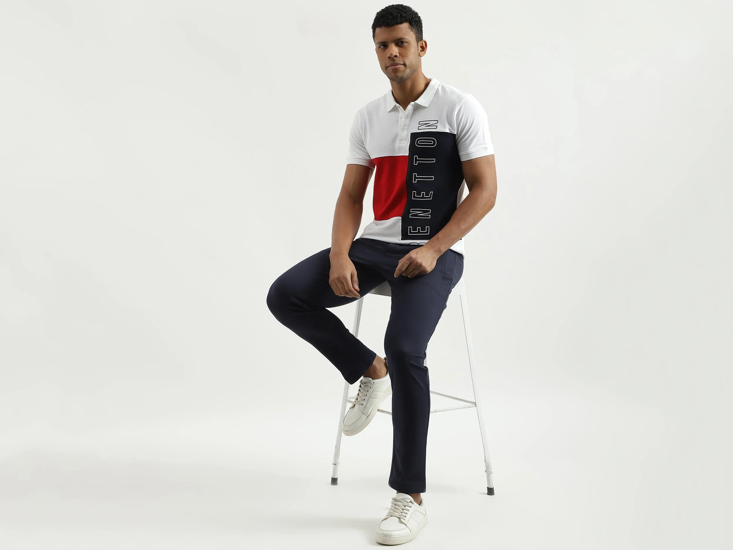 Solid Regular Fit Trousers