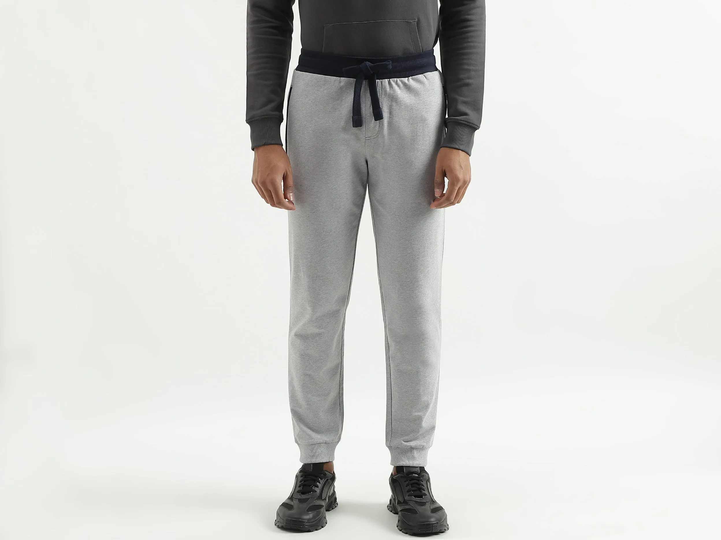 Solid Regular Fit Trousers
