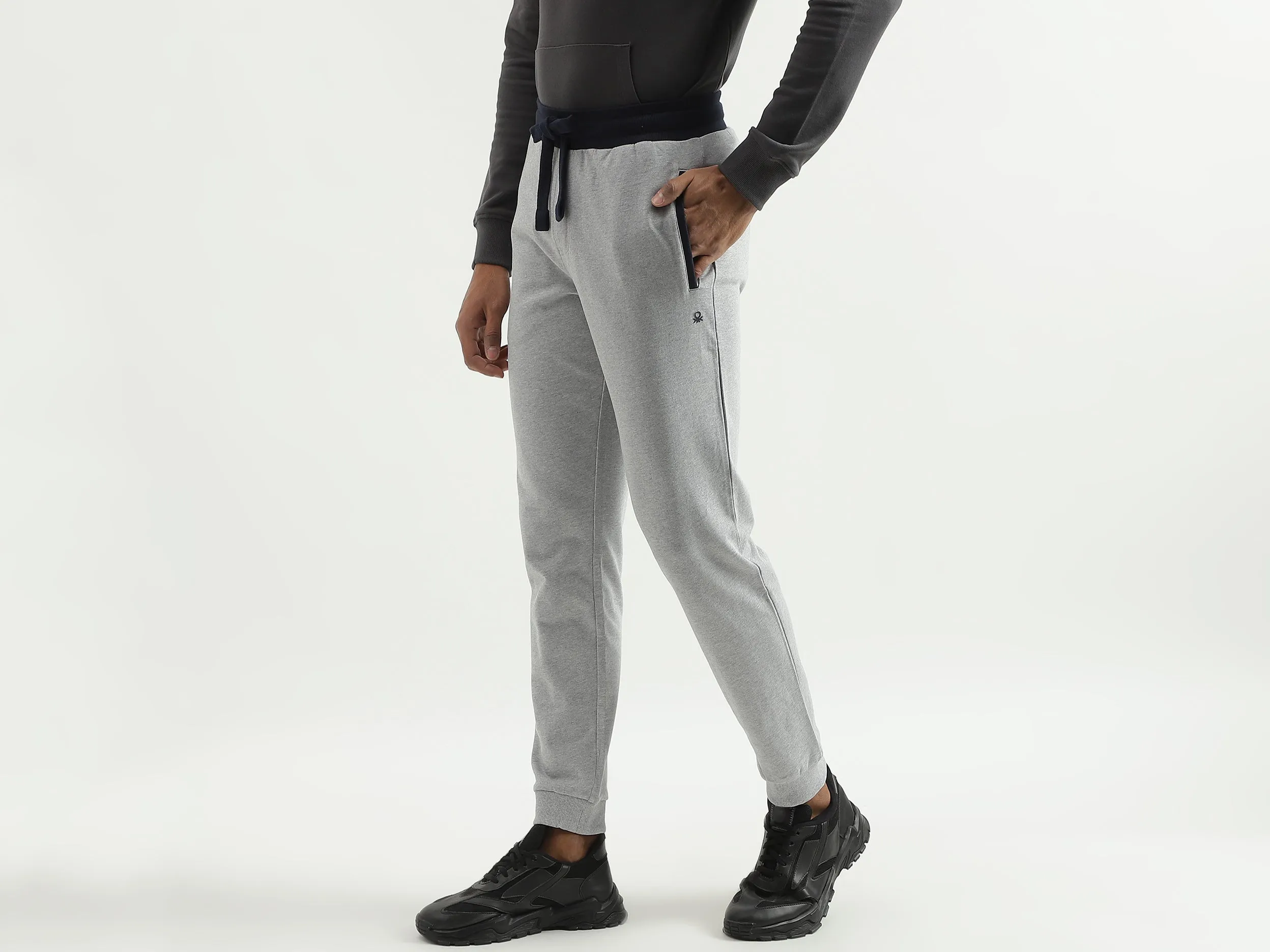 Solid Regular Fit Trousers