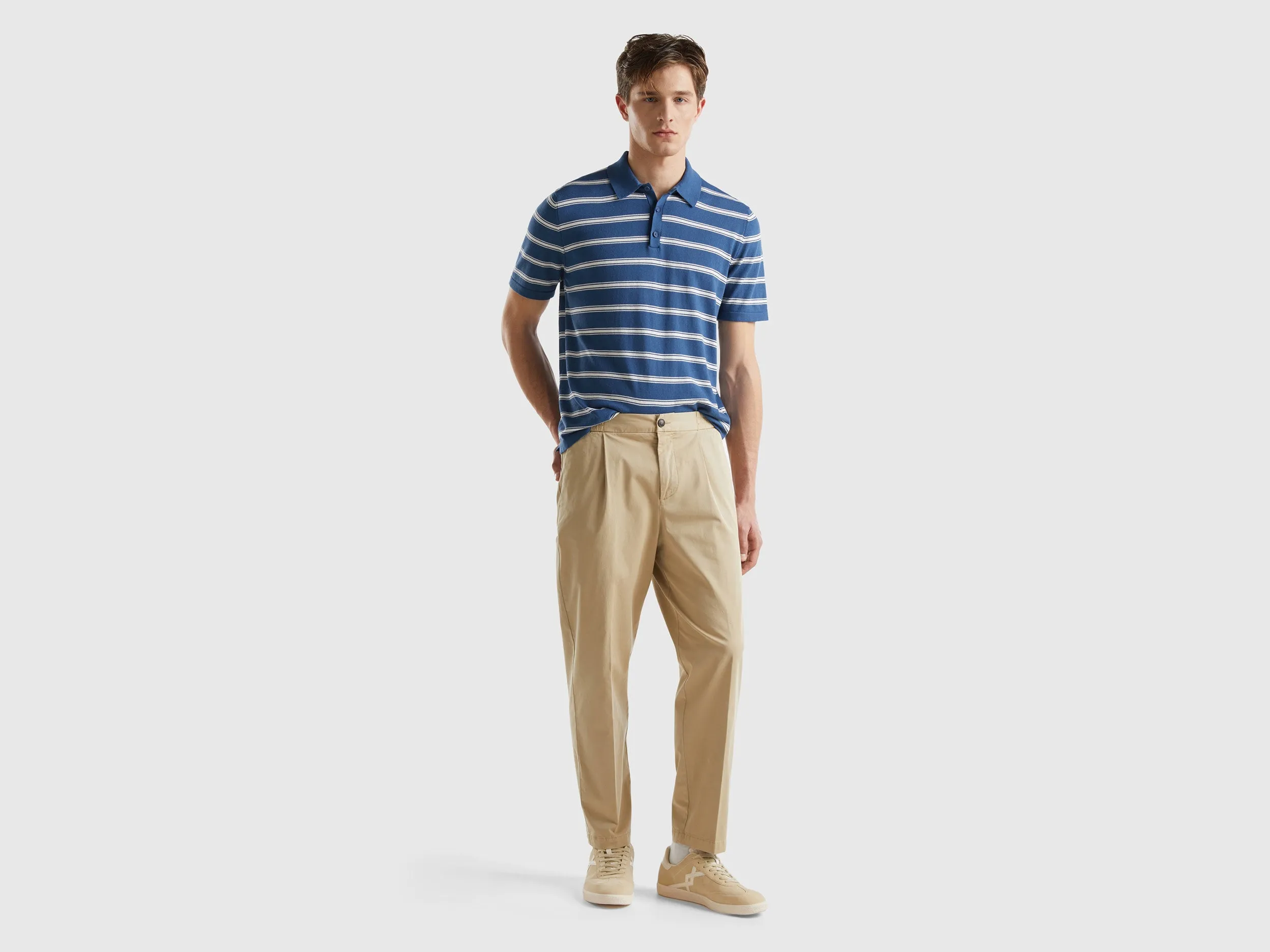 Solid Regular Fit Trousers