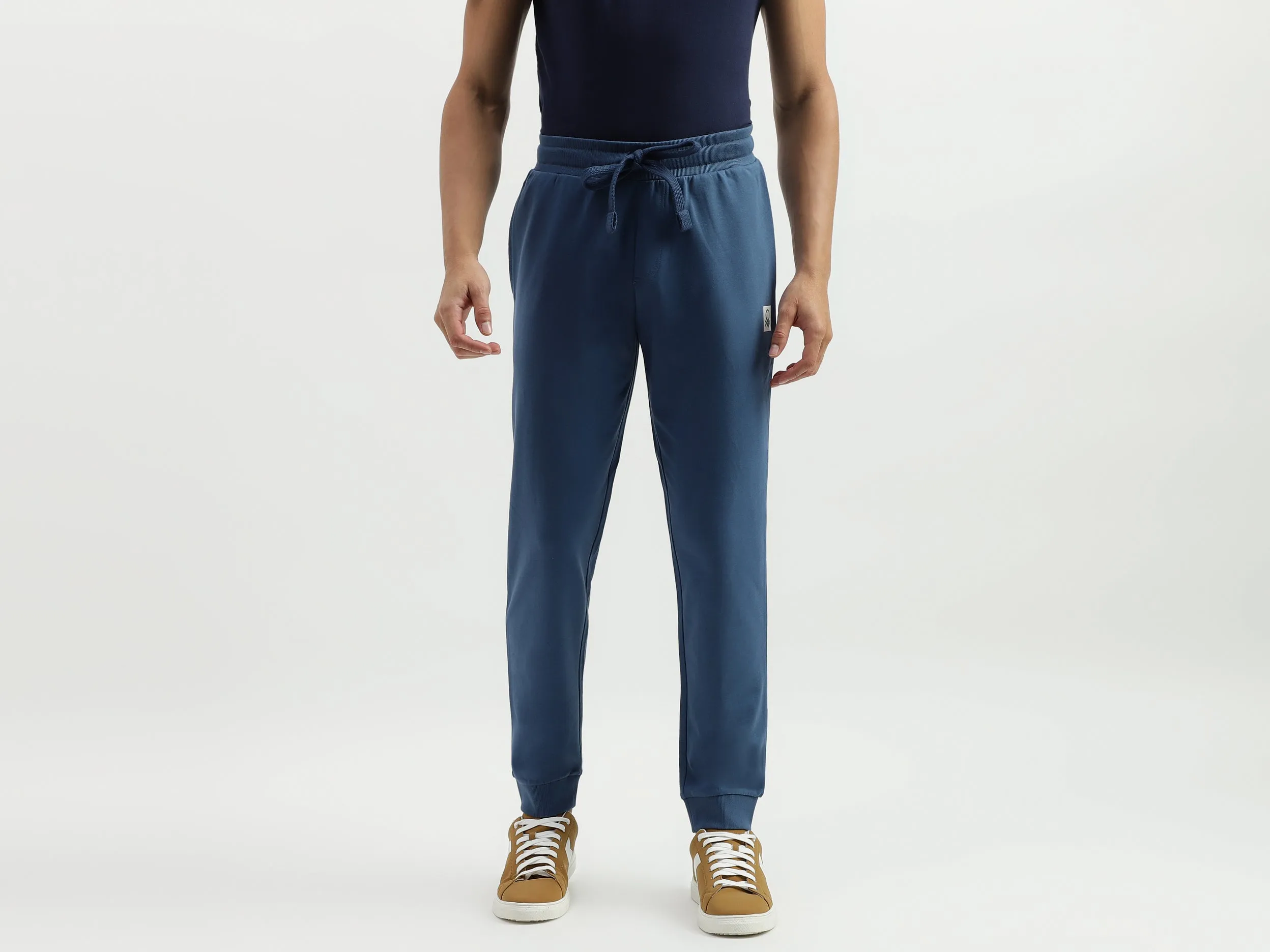 Solid Regular Fit Trousers
