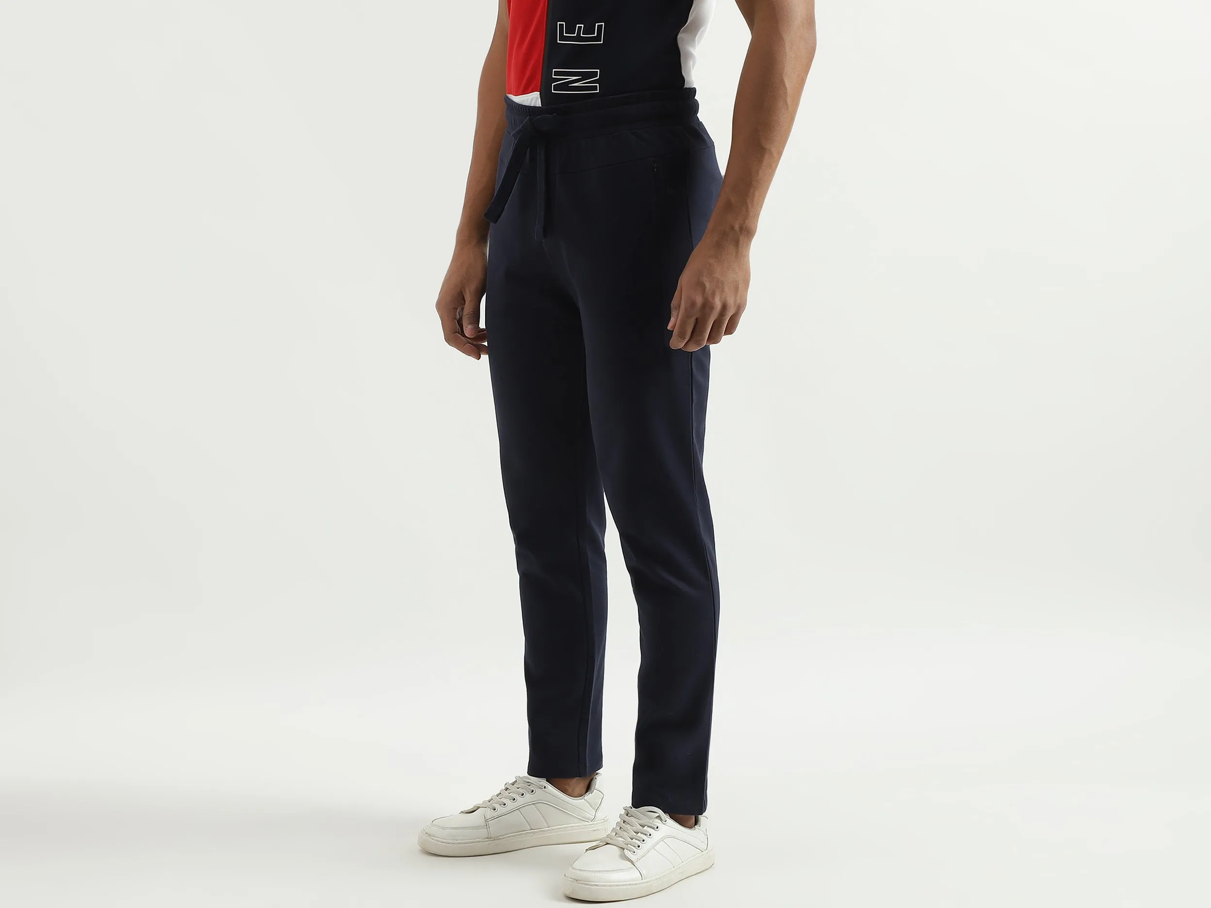 Solid Regular Fit Trousers