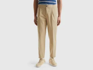 Solid Regular Fit Trousers