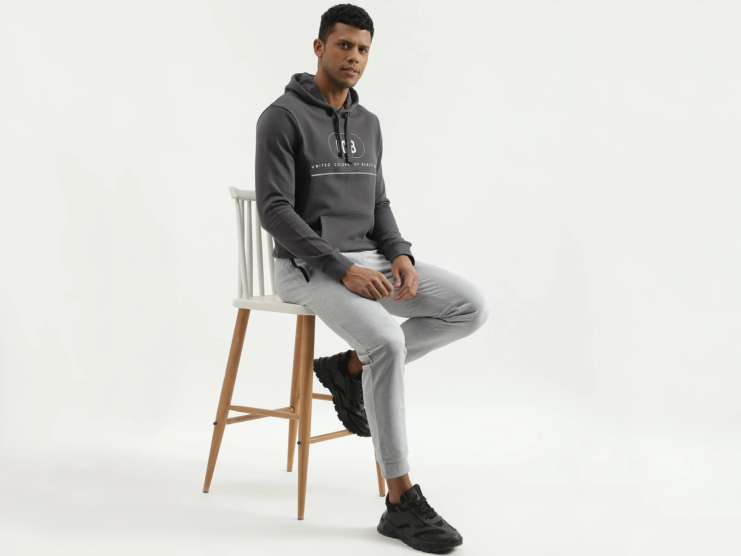 Solid Regular Fit Trousers