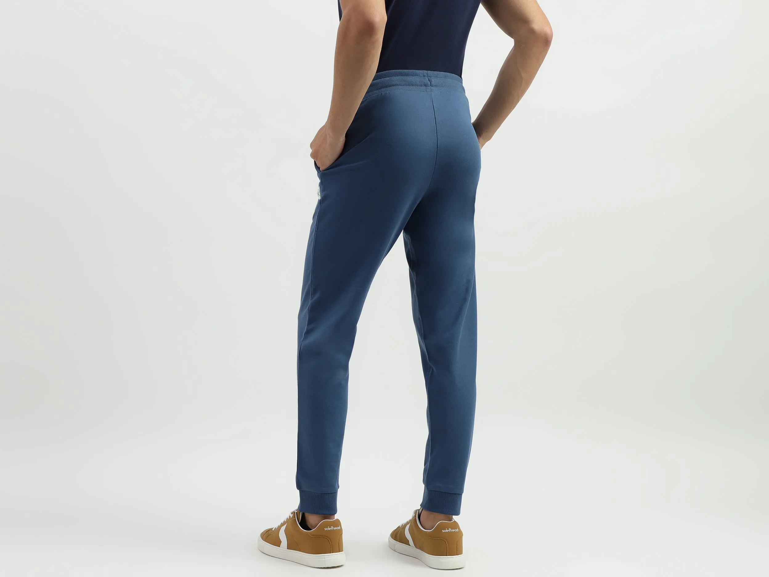 Solid Regular Fit Trousers