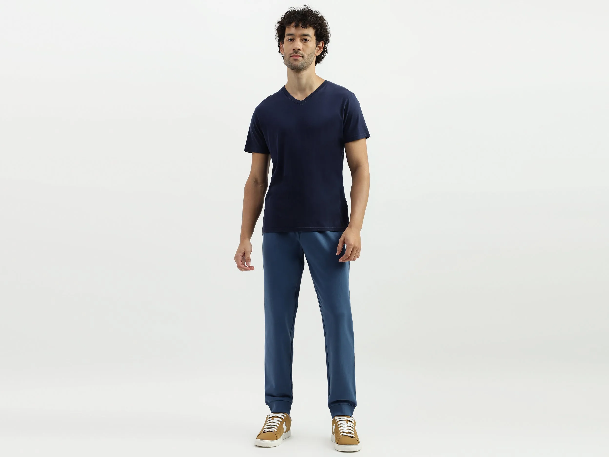 Solid Regular Fit Trousers