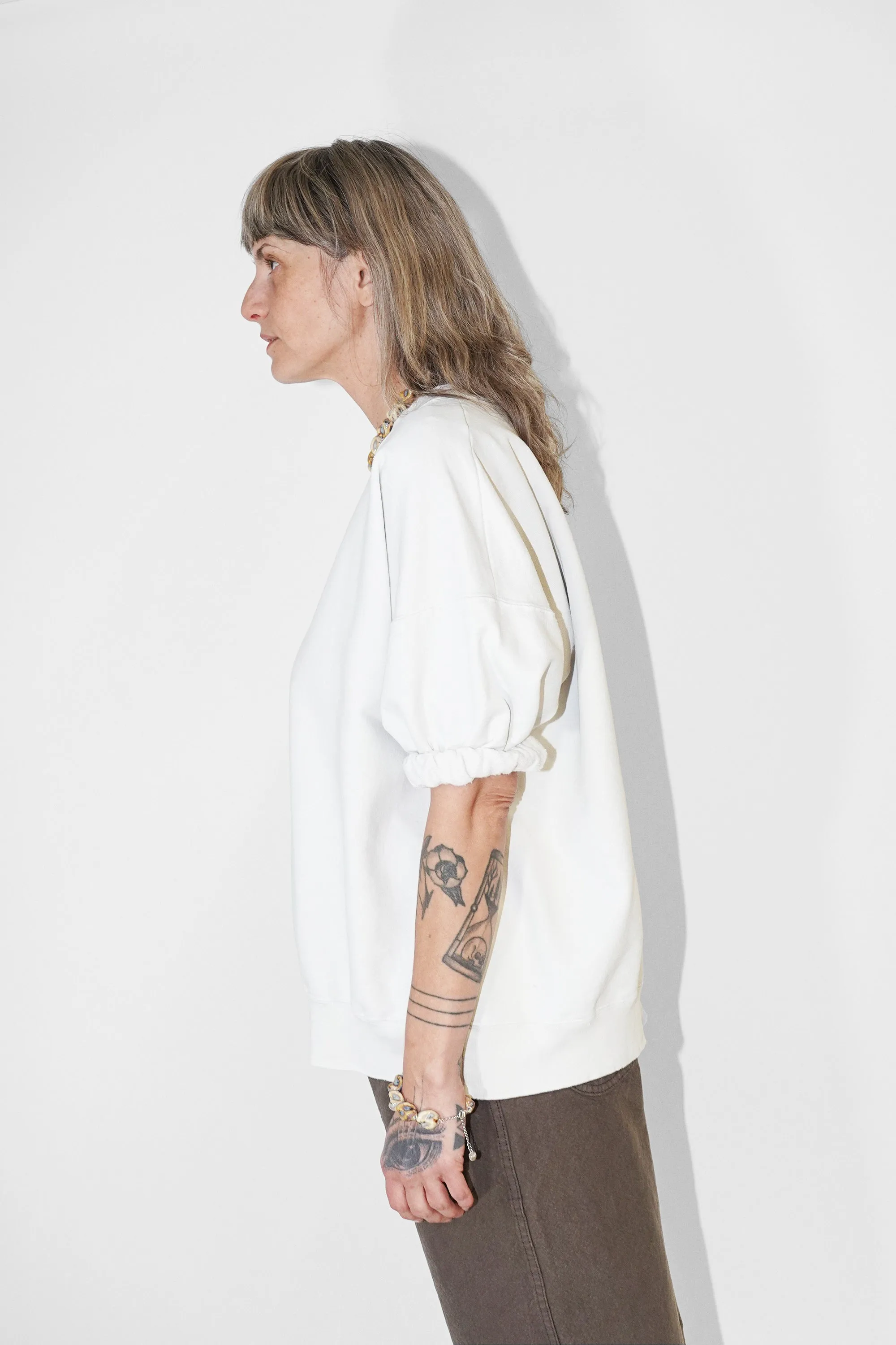 Stanza Sweatshirt in Dirty White