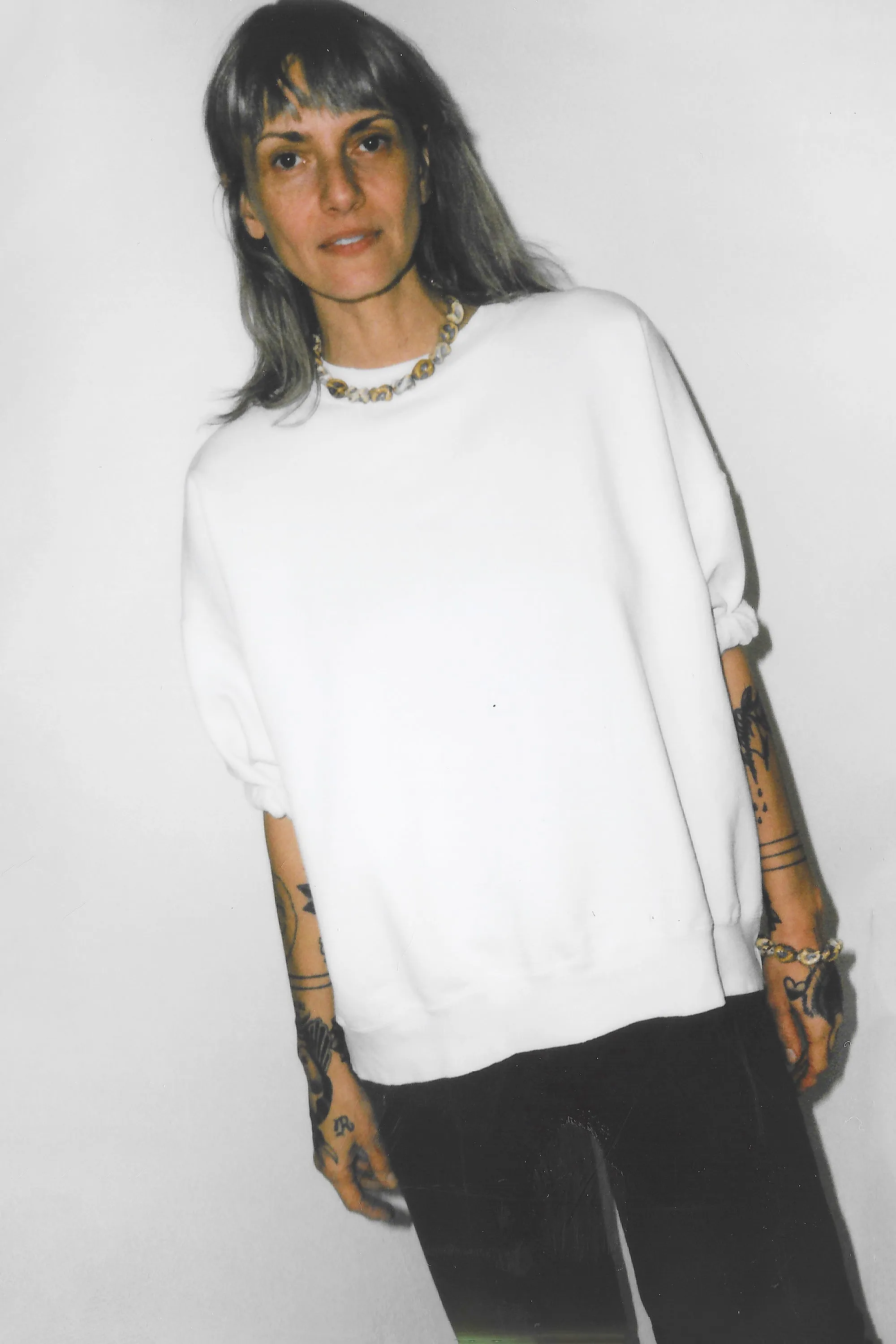 Stanza Sweatshirt in Dirty White