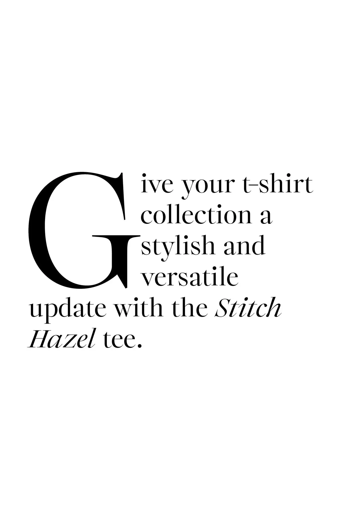 Stitch Hazel T-Shirt