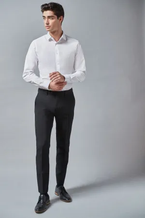 Stretch Plain Front Trousers