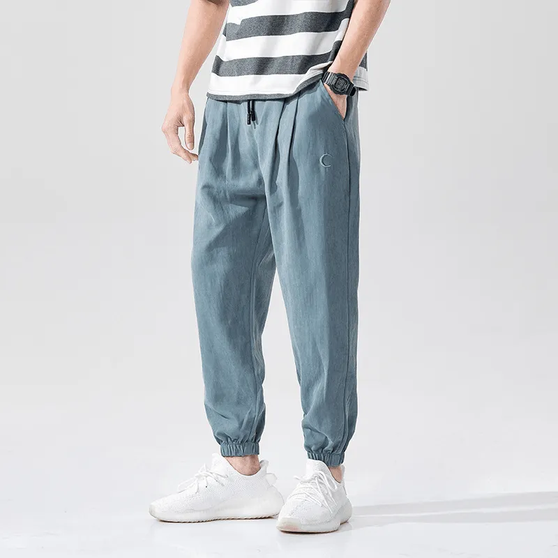 Summer Thin Loose Trousers Men'S Casual Trousers