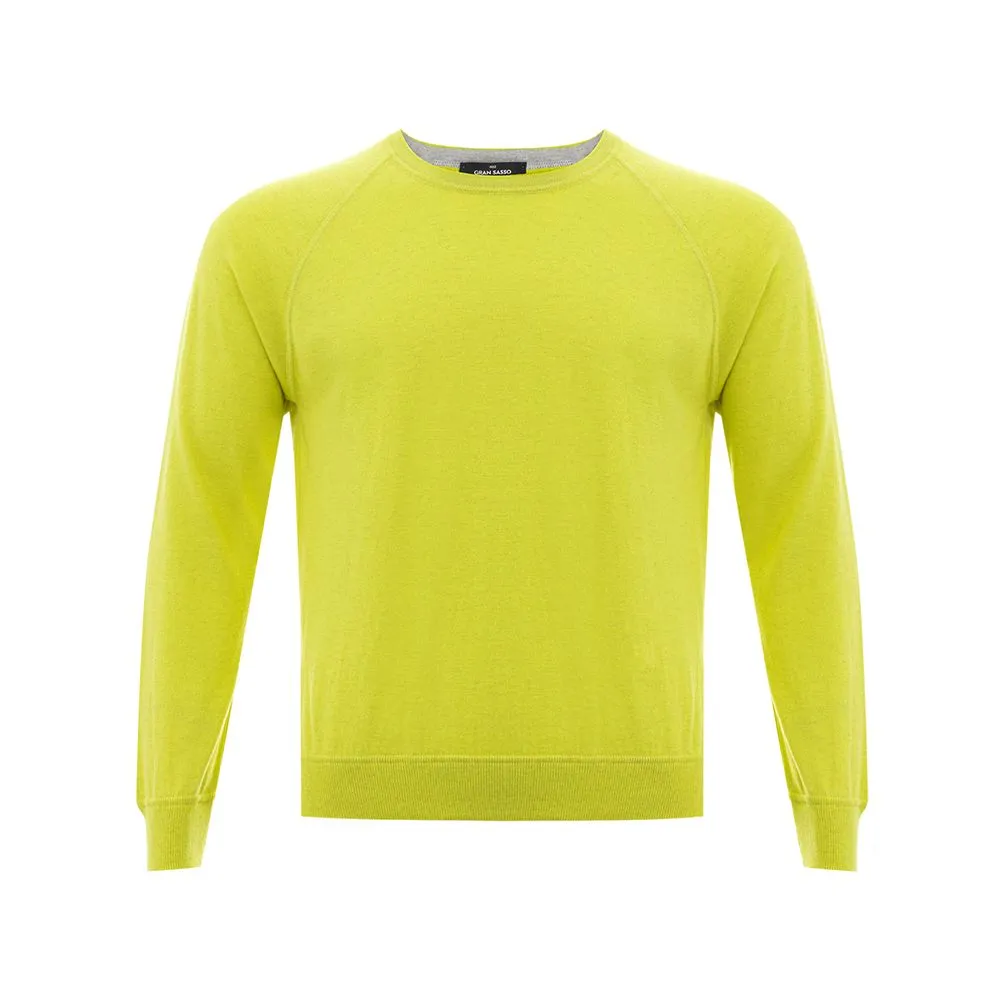 Sunny Yellow Italian Cotton Sweater