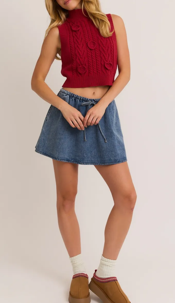 Sweetheart Sweater Top