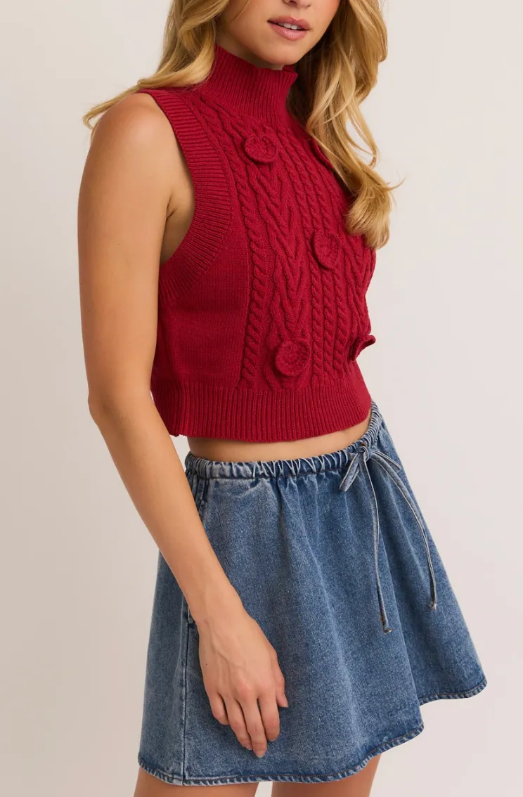 Sweetheart Sweater Top